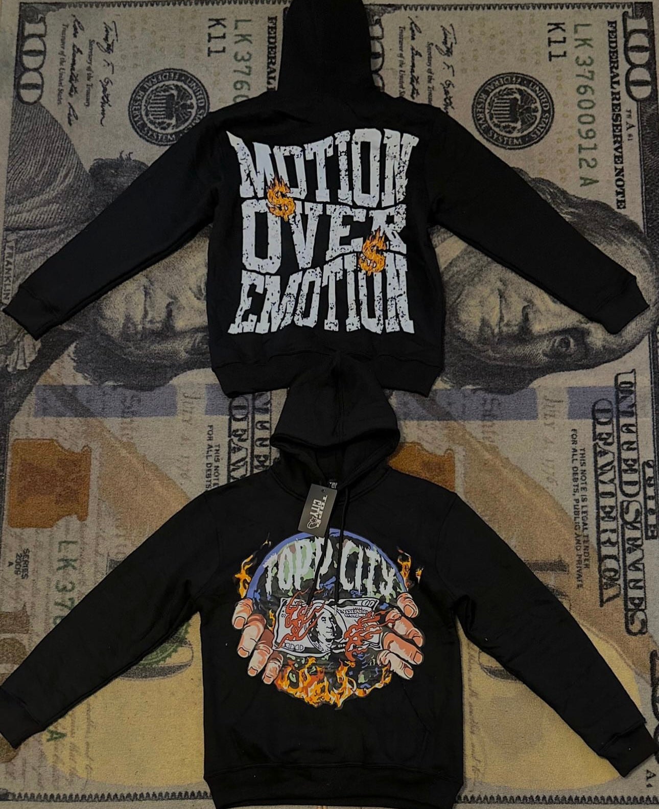 Motion Over Emotion PullOver Hoodie