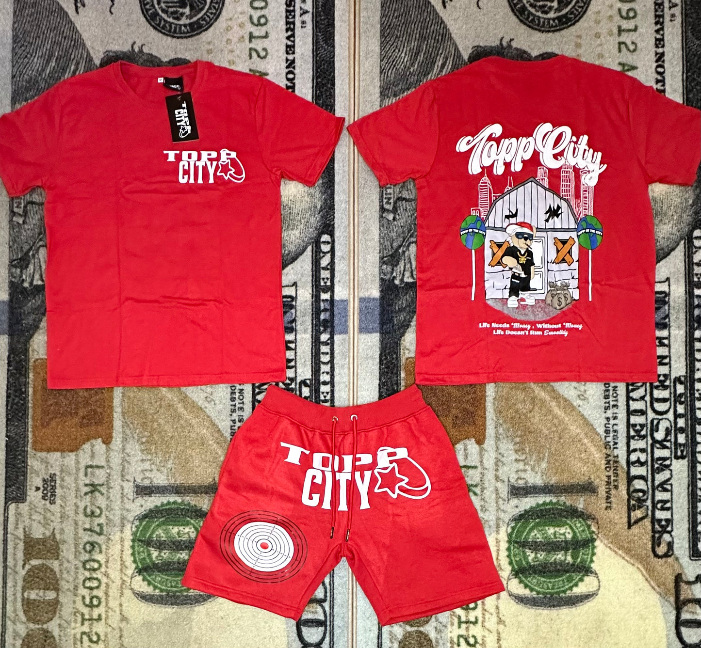 ToppCity Summer Sets (T-shirt & Sweat Shorts)